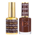 DND DC Duo Gel & Lacquer - 052 Walnut Brown