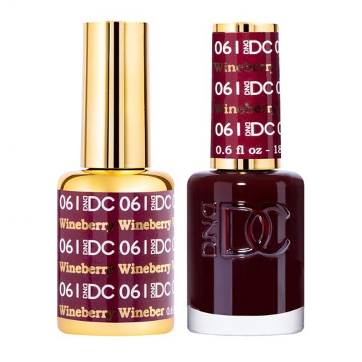 DND DC Duo Gel & Lacquer - 061 Wine Berry