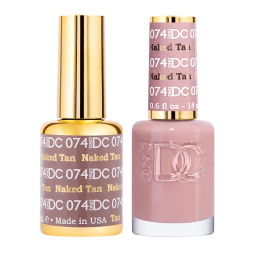 DND DC Duo Gel & Lacquer - 074 Naked Tan