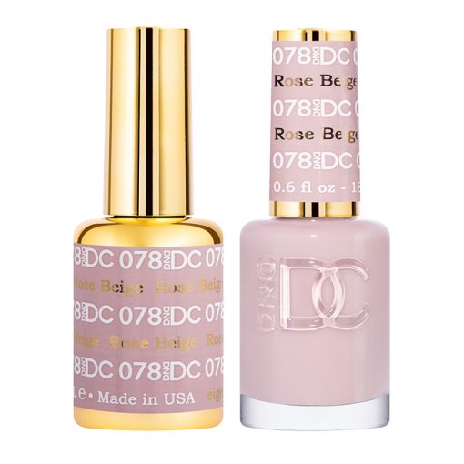 DND DC Duo Gel & Lacquer - 078 Rose Beige