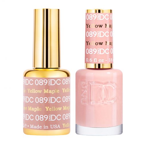 DND DC Duo Gel & Lacquer - 089 Yellow Maple