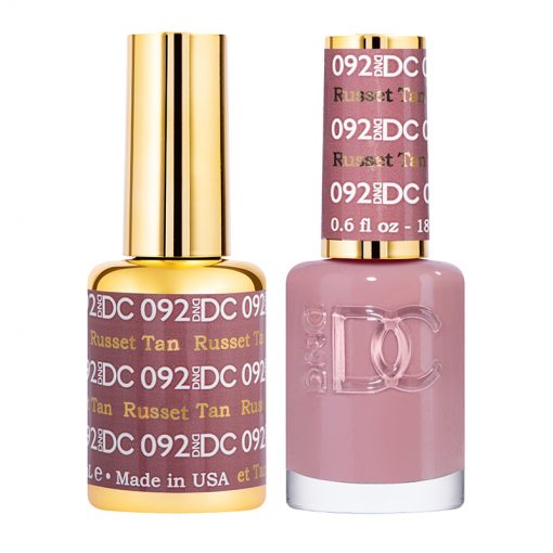 DND DC Duo Gel & Lacquer - 092 Russet Tan