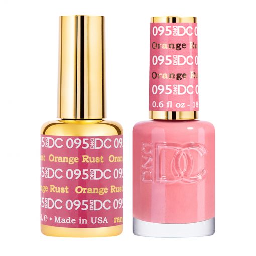 DND DC Duo Gel & Lacquer - 095 Orange Rust