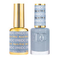 DND DC Duo Gel & Lacquer - 098 Aqua Gray