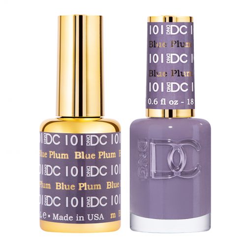 DND DC Duo Gel & Lacquer - 101 Blue Plum