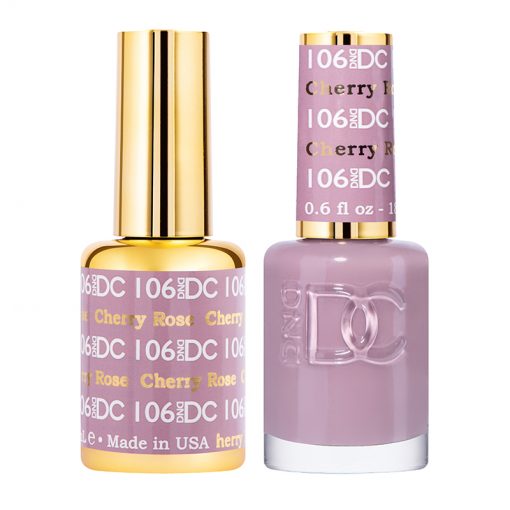 DND DC Duo Gel & Lacquer - 106 Cherry Rose