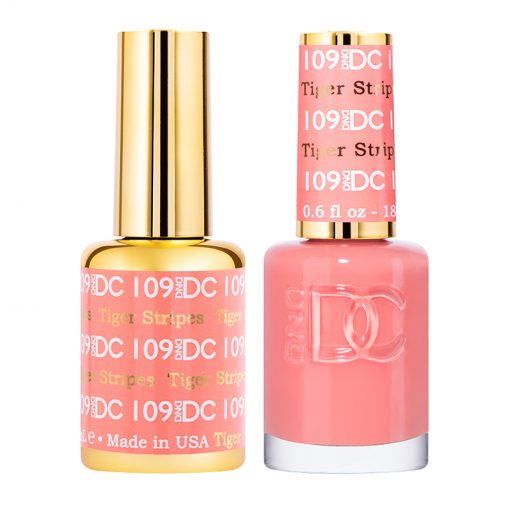 DND DC Duo Gel & Lacquer - 109 Tiger Stripes