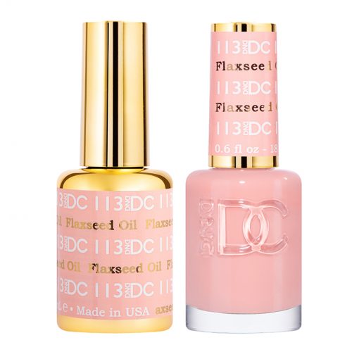 DND DC Duo Gel & Lacquer - 113 Flaxseed Oil