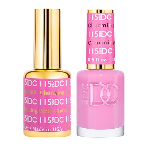 DND DC Duo Gel & Lacquer - 115 Charming Pink