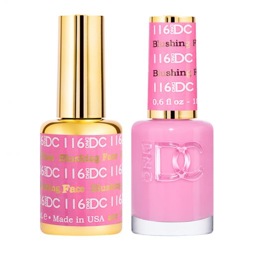 DND DC Duo Gel & Lacquer - 116 Blushing Face