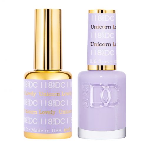 DND DC Duo Gel & Lacquer - 118 Unicorn Lovely