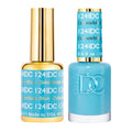 DND DC Duo Gel & Lacquer - 124 Columbian Blue