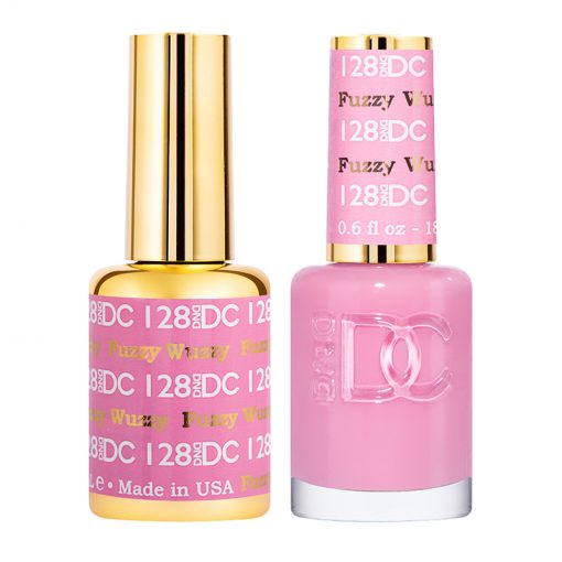 DND DC Duo Gel & Lacquer - 128 Fuzzy Wuzzy