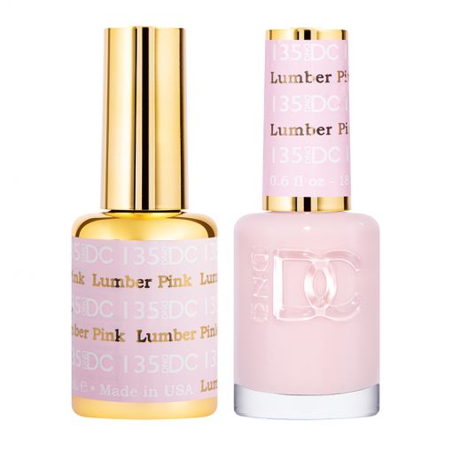 DND DC Duo Gel & Lacquer - 135 Lamber Pink