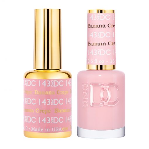 DND DC Duo Gel & Lacquer - 143 Banana Crepe