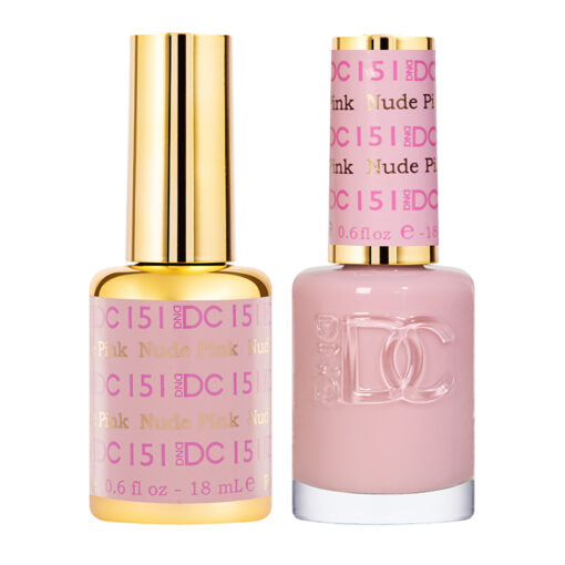 DND DC Duo Gel & Lacquer - 151 Nude Pink