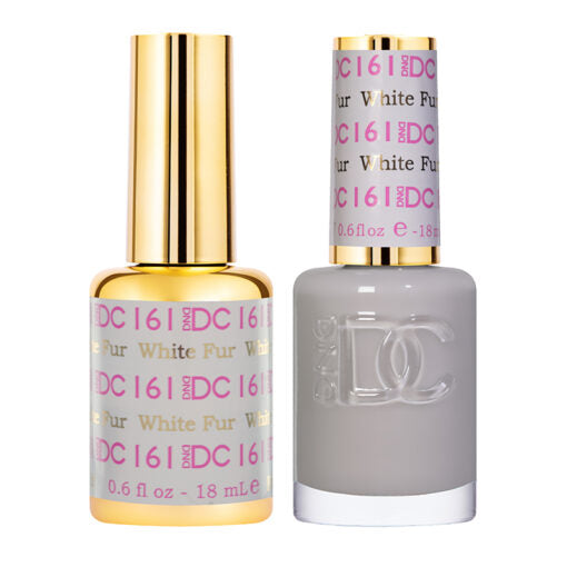 DND DC Duo Gel & Lacquer - 161 White Fur