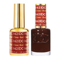 DND DC Duo Gel & Lacquer - 162 Clear Red