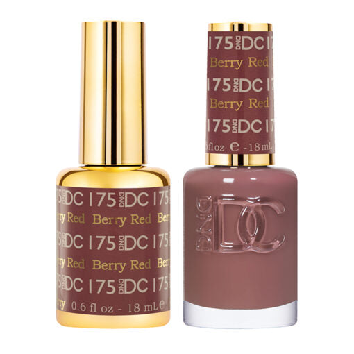 DND DC Duo Gel & Lacquer - 175 Berry Red