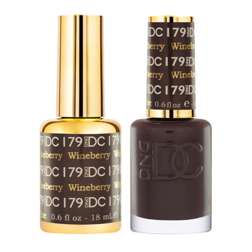 DND DC Duo Gel & Lacquer - 179 Wineberry