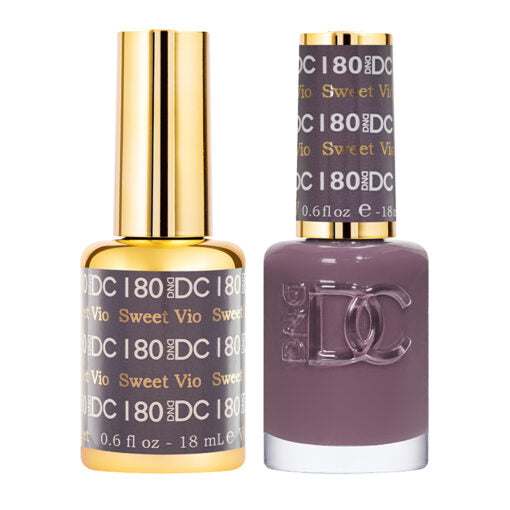 DND DC Duo Gel & Lacquer - 180 Sweet Violet