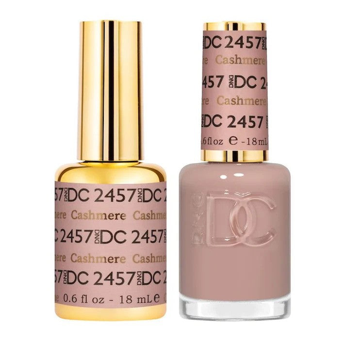 DND DC Duo Gel & Lacquer - 2457 Cashmere