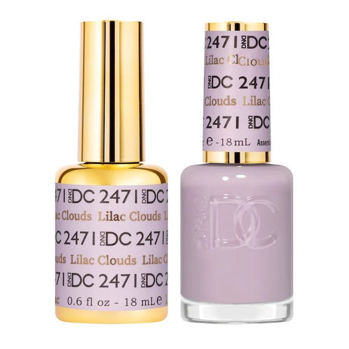 DND DC Duo Gel & Lacquer - 2471 Lilac Clouds