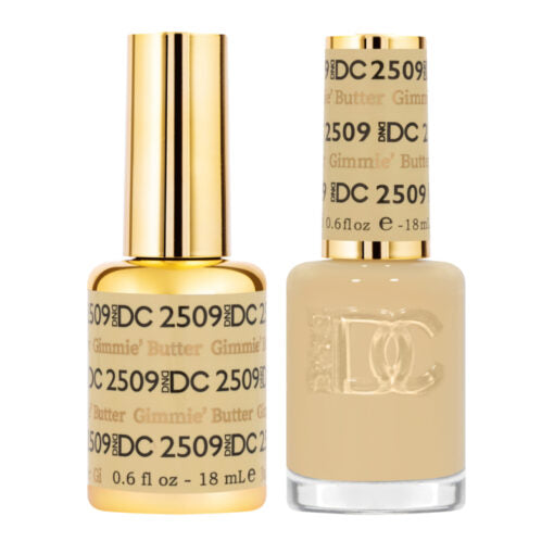 DND DC Duo Gel & Lacquer - 2509 Gimmies Butter
