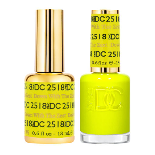 DND DC Duo Gel & Lacquer - 2518 Down With The Zest
