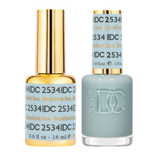 DND DC Duo Gel & Lacquer - 2534 Barefoot Sea