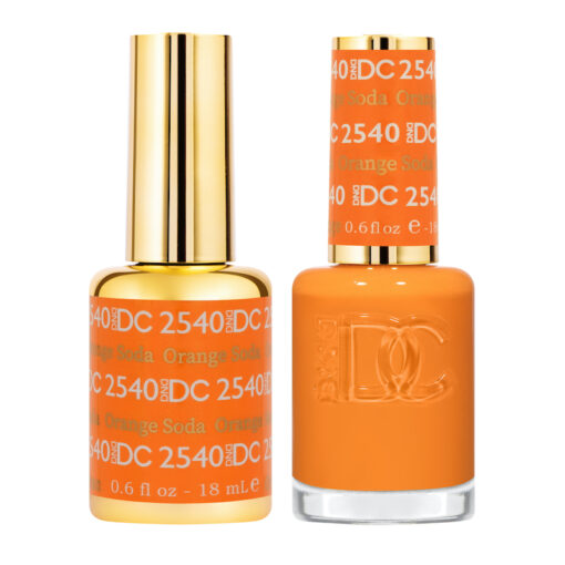 DND DC Duo Gel & Lacquer - 2540 Orange Soda