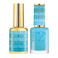 DND DC Duo Gel & Lacquer - 257 Mermaid Blue