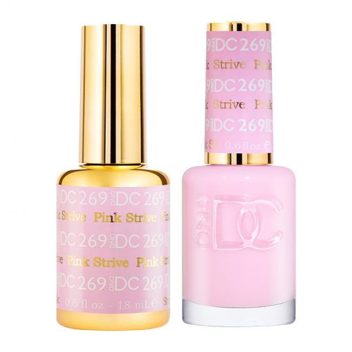 DND DC Duo Gel & Lacquer - 269 Pink Strawberry