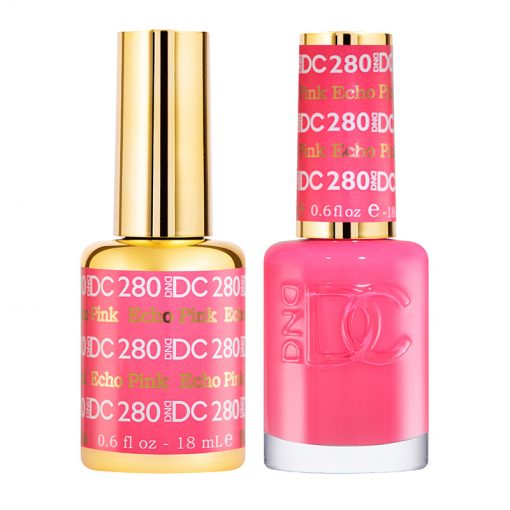 DND DC Duo Gel & Lacquer - 280 Echo Pink