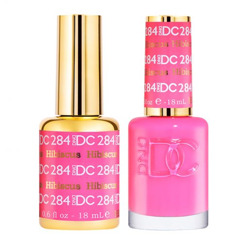DND DC Duo Gel & Lacquer - 284 Hibiscus