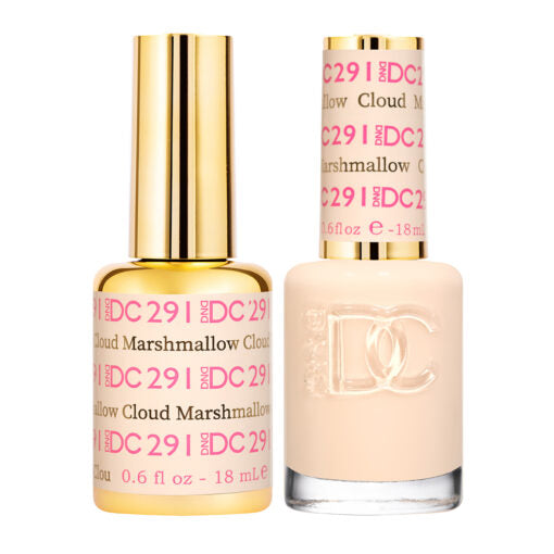 DND DC Duo Gel & Lacquer - 291 Marshmallow Cloud