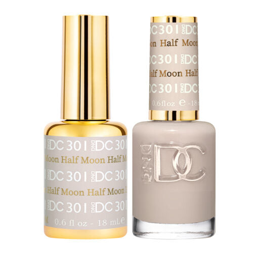 DND DC Duo Gel & Lacquer - 301 Half Moon