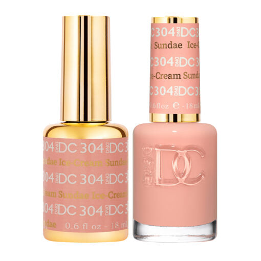 DND DC Duo Gel & Lacquer - 304 Ice-Cream Sundae