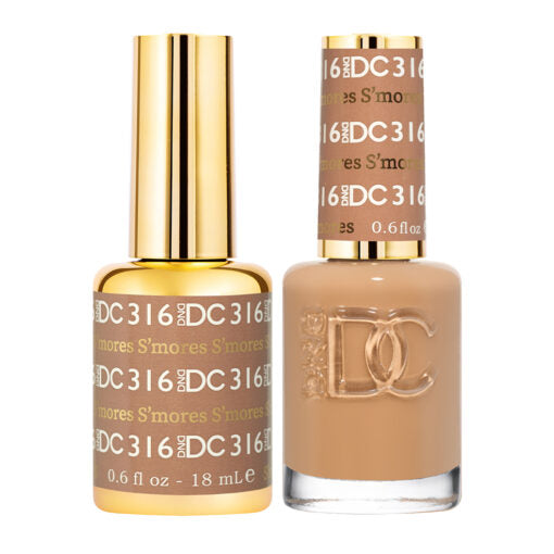 DND DC Duo Gel & Lacquer - 316 S'mores
