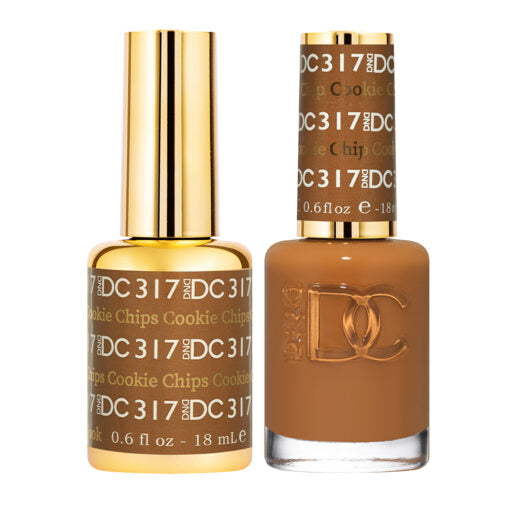 DND DC Duo Gel & Lacquer - 317 Cookie Chips