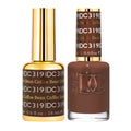 DND DC Duo Gel & Lacquer - 319 Coffee Bean