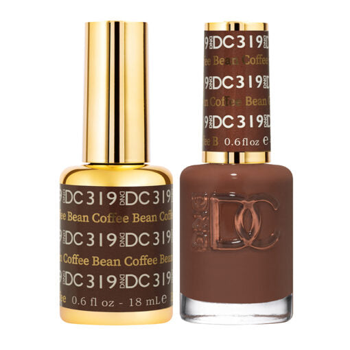 DND DC Duo Gel & Lacquer - 319 Coffee Bean