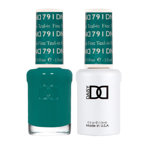 DND Gel & Lacquer – 791 Teal-In Fine
