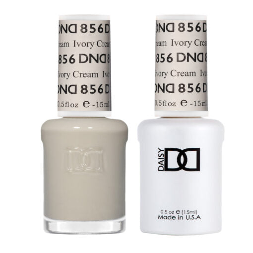 DND Gel & Lacquer – 856 Ivory Cream