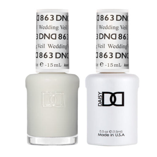 DND Gel & Lacquer – 863 Wedding Veil
