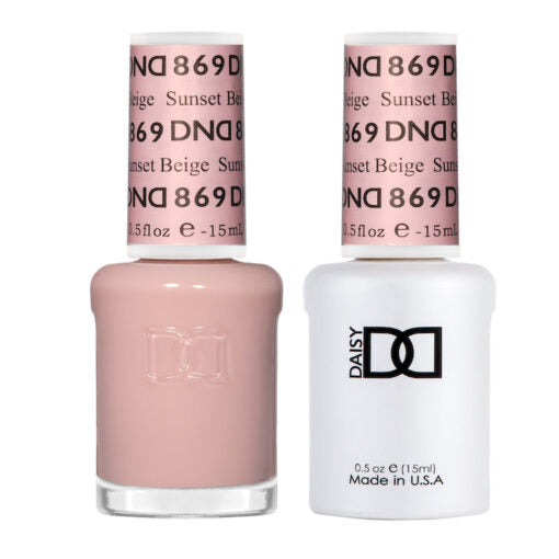 DND Gel & Lacquer – 869 Sunset Beige