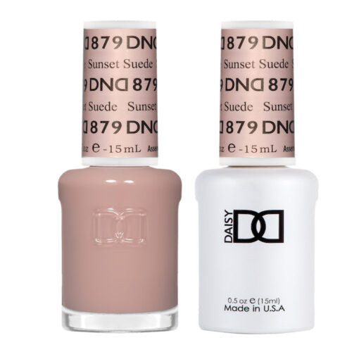 DND Gel & Lacquer – 879 Sunset Suede