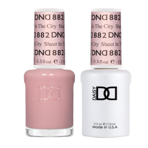 DND Gel & Lacquer – 882 Sheer In The City