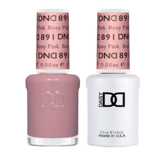 DND Gel & Lacquer – 891 Rosy Pink