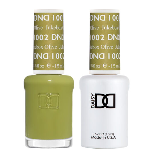 DND Gel & Lacquer – 1002 Jukebox Olive
